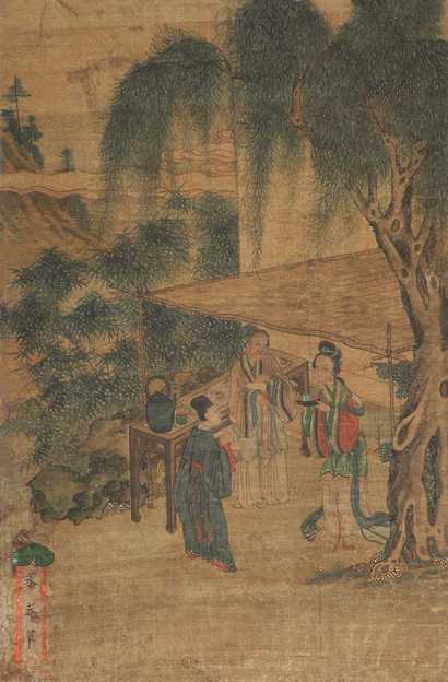 佚名 聊斋故事 立轴